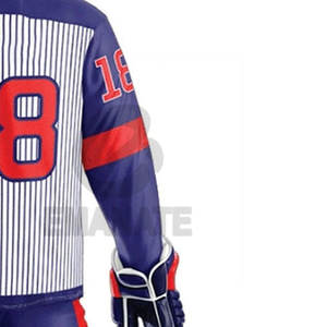 Uniformes Profesionales de Hockey sobre Hielo, Talla Personalizable, Costuras Resistentes, Tela 100% Poliéster, Secado Rápido, Transpirable, Personalizable para Equipos - Product Image 6