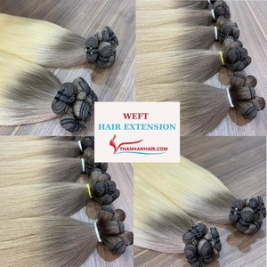 Cabello crudo disponible en stock Paquetes de trama de color Cabello humano 100% sin procesar de extensiones de cabello de Mujeres de montaña vietnamitas - Product Image 3