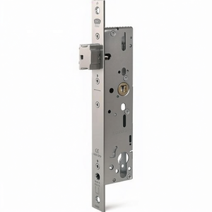 Cerradura de embutir tubular Panic B 1916 E DIN para puertas comerciales, para izquierda/derecha, 24/270/44/92/9 mm, placa frontal en forma de U, BKS - Product Image 3