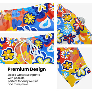 Meilleures ventes Pantalon de survêtement unisexe décontracté taille moyenne en toile Séchage rapide Léger Sublimation sur mesure Service OEM compétitif - Product Image 3