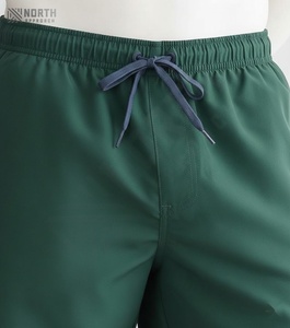 Pantalones Cortos Deportivos de Malla Personalizados para Hombre, de Poliéster Liso para Sublimación, Estilo Urbano, Costura Interior de 5 Pulgadas, Talla Grande, para Gimnasio, Baloncesto, Verano - Product Image 4