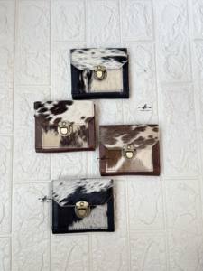 2025 diseñador de cuero de vaca Real monedero elegante cartera de mano tarjetero estilo occidental Unisex embrague monedero - Product Image 6