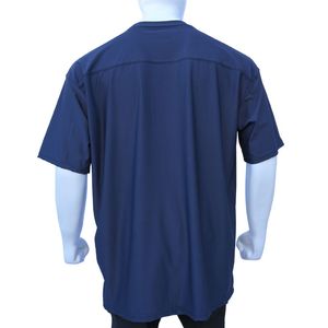 เสื้อยืดออกกำลังกายสีกรมท่าพลัสเสื้อยืดออกกำลังกายฟิตเนสสำหรับนักกีฬาฟิตเนส - Product Image 2