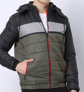 Chaqueta acolchada de Concha a prueba de viento con aislamiento térmico, chaqueta acolchada con logotipo impreso en la superficie, chaqueta acolchada lista para usar diariamente - Product Image 1