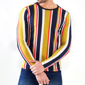 เสื้อยืดแขนยาวผู้ชายทรงปกติ ผ้าฝ้าย 100% คุณภาพสูง คอกลม แบบเรียบง่าย เป็นมิตรกับสิ่งแวดล้อม ระบายอากาศได้ดี ไม่ยับ - Product Image 1