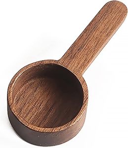 Acacia Wood Kitchen Measuring Spoon <b>Set</b> 2 Pcs Scoop Spice Measure Tools for Tea Coffee Sugar <b>pot</b> - Product Image 2