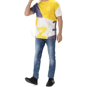 Nueva Llegada: Camiseta Casual para Hombre, Diseño Personalizado, Transpirable, de Secado Rápido, Poliéster/Algodón, Corte Regular, Colores Personalizables - Product Image 4