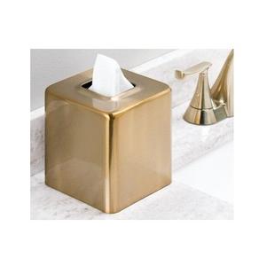 Soporte de latón para servilletas de diseño Simple, caja de latón para oficina y vajilla, para sala de estar, baño y coche - Product Image 1