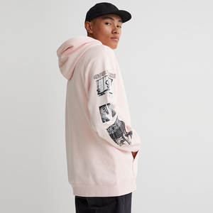 Sudadera con capucha de hombre de algodón puro de alta calidad Ropa deportiva sudaderas con capucha de impresión personalizada - Product Image 3