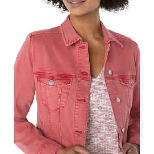 Vestes en jean pour femmes de qualité supérieure fabriquées au Pakistan, design personnalisé, vente en gros de vestes en jean pour femmes - Product Image 4