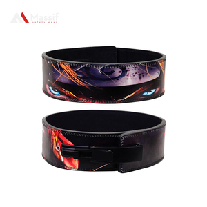 Powerlifting Fitness Protector Ceinture d'haltérophilie Pro en cuir véritable 10mm pour hommes et femmes - Product Image 1