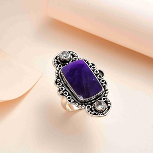 Direct Factory Supply Elegant Handmade Amethyst <b>Ring</b> for Gifting or Daily Wear Available for Wholesale Supply from India - Product Image 2