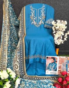 Fournisseur mondial de Salwar Kameez pakistanais en gros avec mousseline de soie Dupattas prêt à expédier OEM à bas prix - Product Image 2