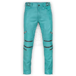 Pantalones de cuero de cintura media ligeros para hombre Material de lona de alta calidad Impresión de logotipo personalizado Mejor precio Patrón recto al por mayor - Product Image 1