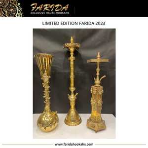 บารากุดีไซน์เอกลักษณ์ หรูหราแบบอียิปต์ คุณภาพสูง ผลิตด้วยมือ ขนาดเล็ก ทำจากทองเหลืองแท้ เคลือบเงา รุ่นลิมิเต็ดอิดิชั่น ฟาริดา 2023 - Product Image 2