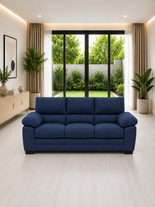 Sofá de Lujo Chicago 321 Azul Marino de Emerald para Oficina, Casa, Villa, Hotel, Salón, Fabricante de Sofás, Tela Personalizada, Cuero PU, Moderno - Product Image 4