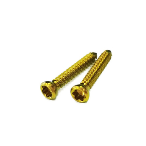 Vis corticales en titane autotaraudeuses 2.4mm pour implants orthopédiques vétérinaires Instruments chirurgicaux et équipement pour animaux de compagnie # colonne vertébrale - Product Image 4