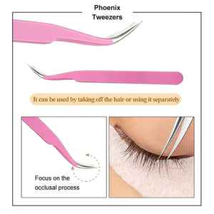 Pinzas de Extensión de Pestañas SEVMEK SURGICAL SS-ET-062 Personalizadas de Acero Inoxidable de 10 mm Antimagnéticas con Punta Afilada y Cola en Forma de Corazón - Product Image 3