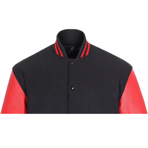 Veste universitaire sur mesure en gros d'usine, conception OEM, respirante, coupe-vent, haute qualité, broderie pour hommes, patch frontal, streetwear - Product Image 2