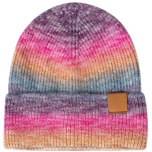 Gorros jacquard con logotipo personalizado bordado Unisex acrílico tejido con puños gorro cálido invierno gorros de punto gorro - Product Image 1