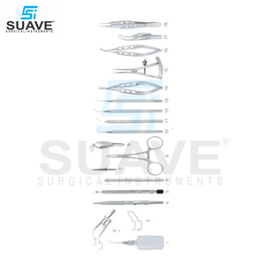 Juego de Instrumentos Quirúrgicos Oftálmicos Micro Eye, Diseño de Logotipo Personalizado, Juego de Instrumentos Oftálmicos de SUAVE SURGICAL INSTRUMENTS - Product Image 5