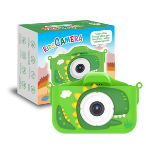 Cámara Infantil de la Marca Italiana Paladin Pharma, con Diseño de Dinosaurio, para Tomar Fotos y Jugar, para Niños, para Distribuidores - Product Image 1