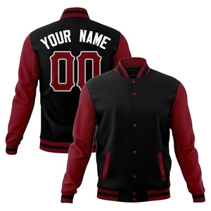 2025 gros hommes bouton up Baseball College veste couleur personnalisée Varsity veste pour hommes - Product Image 4
