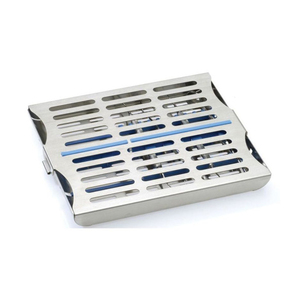 Cassette Ergo 15 en silicone bleu Nichrominox Instruments médicaux Dispositifs médicaux Conception personnalisée Meilleure conception Instruments dentaires - Product Image 1