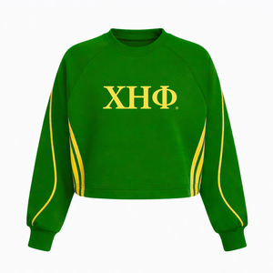 Sudadera de la Hermandad Chi Eta Phi, Sudadera Informal de Algodón para Mujer, Cuello Redondo, Jersey Bordado, Suéter de Punto - Product Image 1