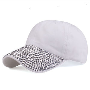 Chapeau pour femme avec garniture en strass Casquette de baseball Spark avec logo personnalisé Casquette de camionneur en maille - Product Image 4