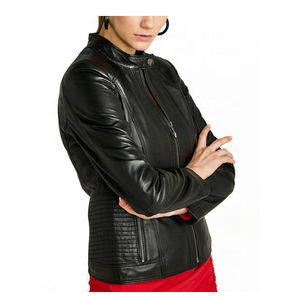 Chaqueta de Cuero Genuino para Mujer de Primera Calidad, el Mejor Diseño para la Temporada de Invierno - Procesamiento Directo de Fábrica, Chaqueta para Mujer 2026 - Product Image 2