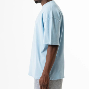 Camiseta Extra Grande para Hombre 100% Algodón, Corte Holgado, 300 g/m², Peso Pesado, Estampada, Lisa, Cuello Redondo, Personalizable, Venta al por Mayor - Product Image 4