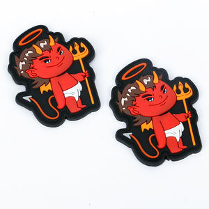 Patch en PVC décoratif, tissu sergé, silicone souple personnalisé, dernière arrivée, écologique, design personnalisé, léger, nouveau patch en PVC - Product Image 6