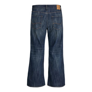 Pantalons en jean pour femmes de haute qualité, vêtements de rue décontractés, jeans à jambes larges élégants pour hommes, vente en gros, respirant, coupe ample, lavé, OEM - Product Image 6