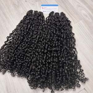 Meilleure vente 2025 extensions de cheveux Remy vierges bouclés à la vapeur 100% cheveux humains vietnamiens de qualité supérieure de Thanh an Hair - Product Image 4