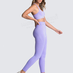 Conjunto de Yoga Personalizado con Logotipo, Material de Primera Calidad, Nuevo Modelo, Fabricación en Fábrica, Servicios OEM, Diseño de Ropa Deportiva Transpirable, Informal, 100% Algodón - Product Image 4