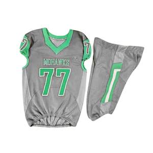 Camiseta de Fútbol Americano Sublimada Completa de Poliéster de 320 Gramos, Impresión de Camisetas de Fútbol, Números de Sarga, Cintura Elástica - Product Image 5