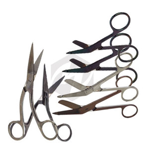 Tijeras para vendajes con revestimiento de color metálico, tijeras quirúrgicas artesanales, uso de primeros auxilios, revestimiento antioxidante, instrumentos médicos ergonómicos, 6 uds. - Product Image 5