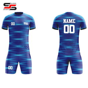 2025 Venta al por mayor Última temporada Club de fútbol Jersey Sublimación Kit de uniforme de fútbol para hombres Conjuntos de fútbol clásicos de grado superior - Product Image 2
