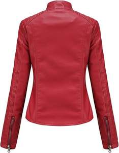 Veste de moto en cuir d'hiver pour homme GLOBAL EDGE, respirante, manches longues, avec couleurs et logo personnalisés - Product Image 4