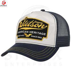 High Quality Wholesale Custom Embroidery Logo 5 Panel Foam Mesh <b>Thermal</b> Transfer Printing Trucker Caps <b>Hats</b> - Product Image 3