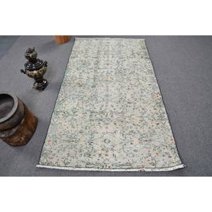 พรมตุรกีวินเทจขนาดใหญ่3.6 x พื้นที่6.5ft สีเขียวผ้าขนสัตว์สีส้มดีไซน์แบบนามธรรมสำหรับห้องโถงพรมยางสี่เหลี่ยม - Product Image 1