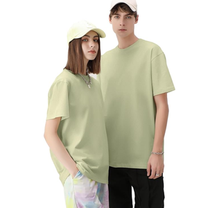 High Quality 100% Cotton Oversized Heavy <b>Tshirt</b> Custom Printing Heavyweight T Shirt <b>Plain</b> Blank Men's T-shirt - Product Image 2