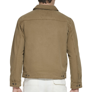 High Trending Product Newly Arrived Breathable Long Sleeves <b>Canvas</b> Men's <b>Jackets</b> Man <b>Jackets</b> <b>Jacket</b> for man - Product Image 2