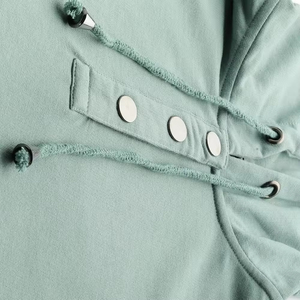 เสื้อฮู้ดผู้หญิงยอดนิยม คุณภาพสูง ราคาถูก สไตล์ลำลอง ผ้าฝ้ายฟลีซ - Product Image 5