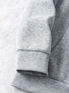 Sudadera con Capucha Oversize de Algodón 100% Tejido de Alto Gramaje para Mujer, Unisex, Ecológica, para Invierno, 430g - Product Image 6