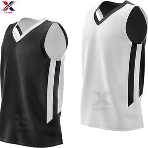 Maillots de basket-ball en polyester respirant sans manches avec impression de logo d'équipe personnalisé pour adultes unisexes professionnels, vente en gros - Product Image 3