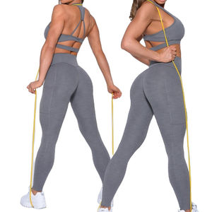 Diseño Premium Top Design Women's New 2025 Conjunto deportivo sin costuras Conjunto de fitness al aire libre de alta calidad Traje de yoga - Product Image 6