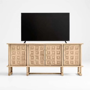 Modern High Density Board Solid <b>Wood</b> Leg Buffet <b>Cabinet</b> Living Room <b>Cabinets</b> <b>Storage</b> <b>Cabinet</b> For Living Room - Product Image 5