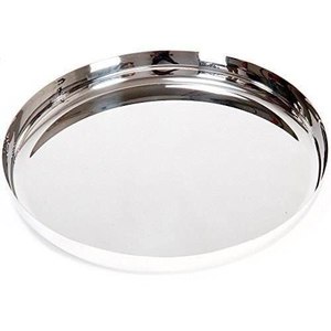 Plateau de service en or artisanal de luxe pour la décoration de mariage, utilisation à la maison et en cuisine, plateau en métal à un seul niveau avec options personnalisables - Product Image 6